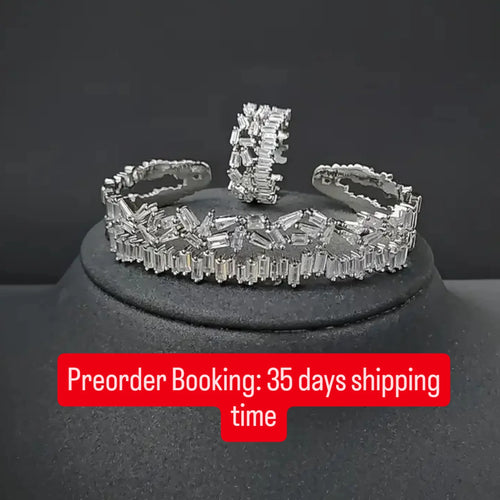 925 Sterling Silver Ring Bangle Set