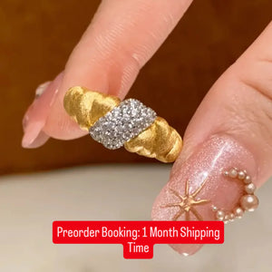 18K Gold Plated CZ Ring