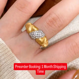 18K Gold Plated CZ Ring