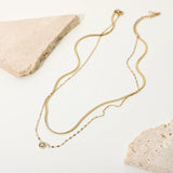 18K Multi Layer Necklace