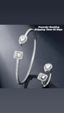 925 Silver Adjustable Ring & Bangle Set