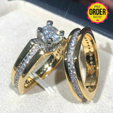 Gold Plated CZ Set