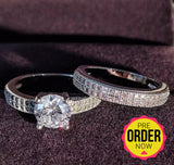925 Sterling Silver Ring Set