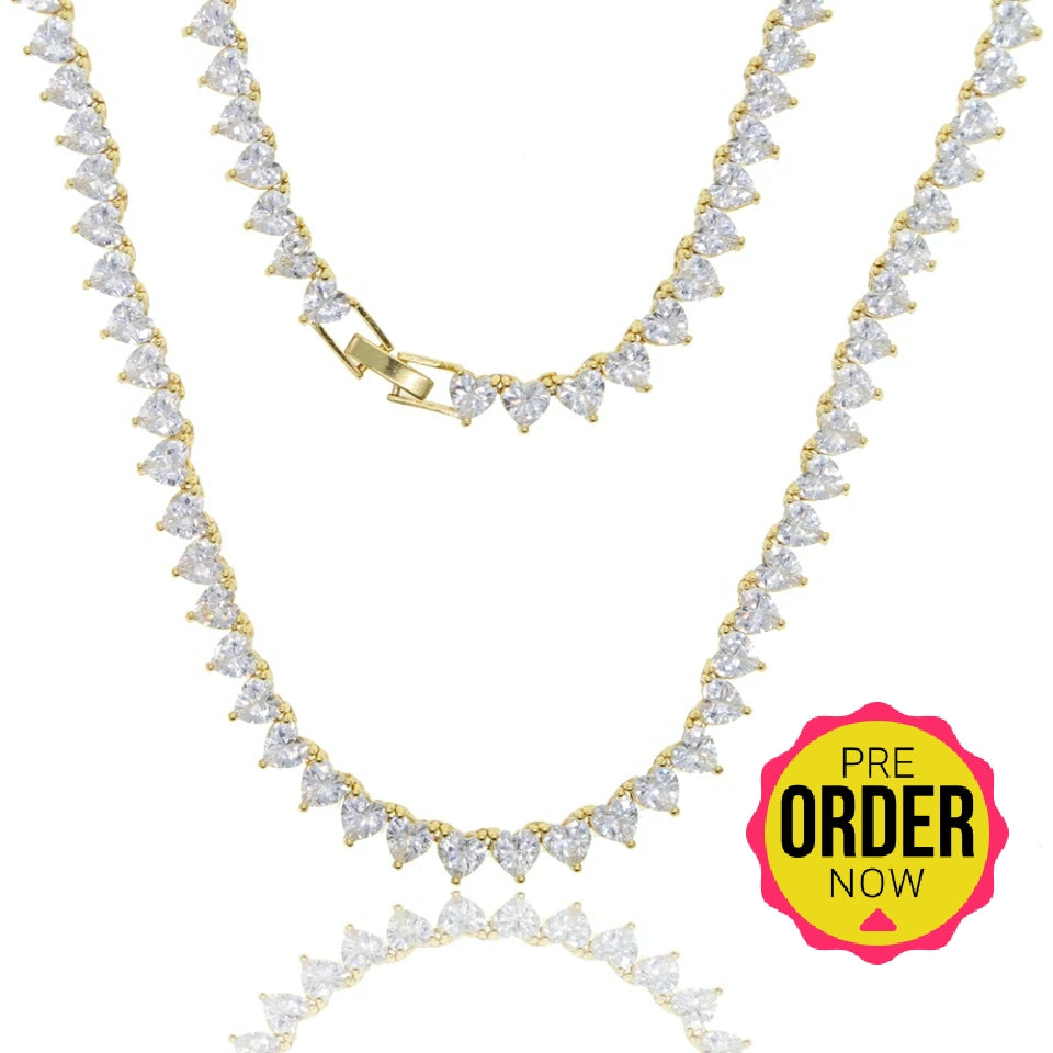 5A CZ Iced Out Necklace