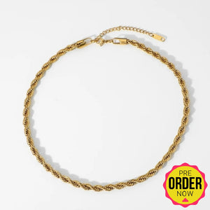 18K Gold Plated 5mm Necklace