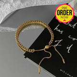 Gold Plated Adjustbable Bracelet